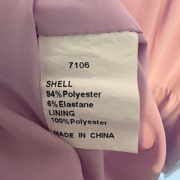 PrettyGarden Lavender Tiered Midi Dress Size L Button Front Short Sleeve - Picture 5 of 6